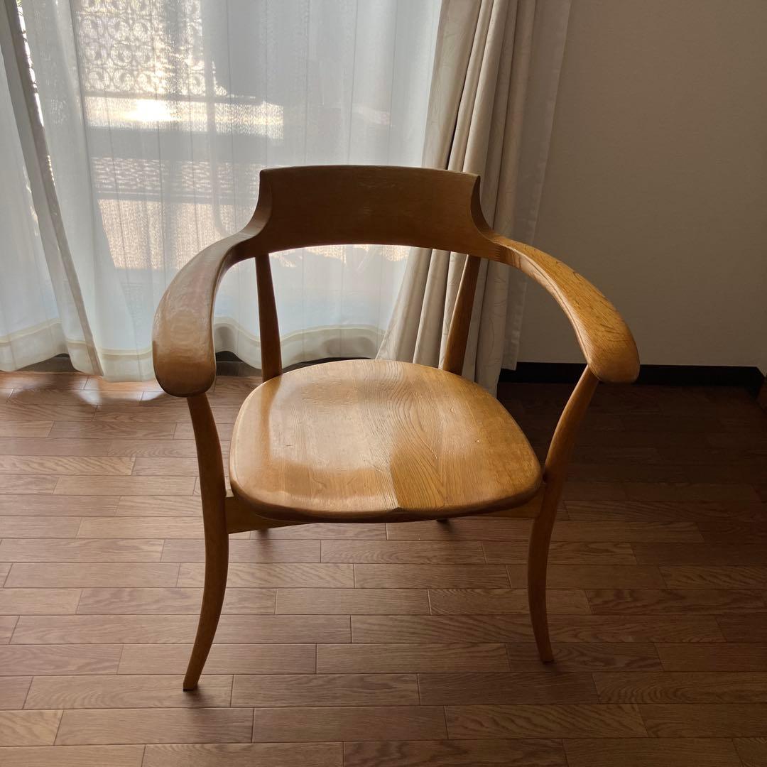 飛騨産業 オーク無垢材 ダイニングチェア