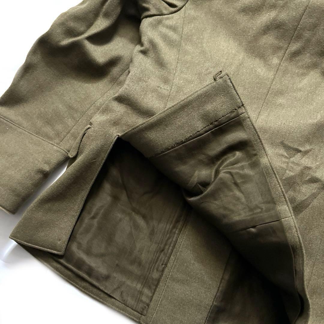 日本軍 京都 偕行社保部 昭和軍服部 冬用 カーキオリーブグリーン