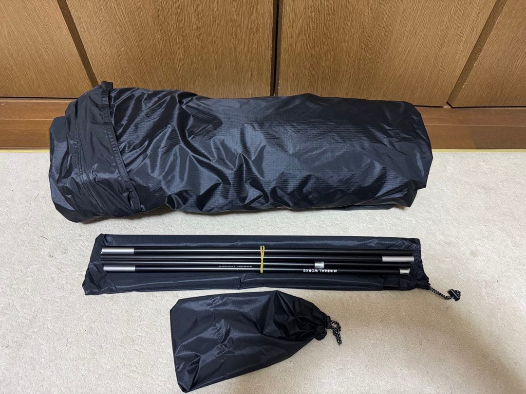 テント・タープ MINIMAL WORKS SHELTER GBlack & VESTIBULE