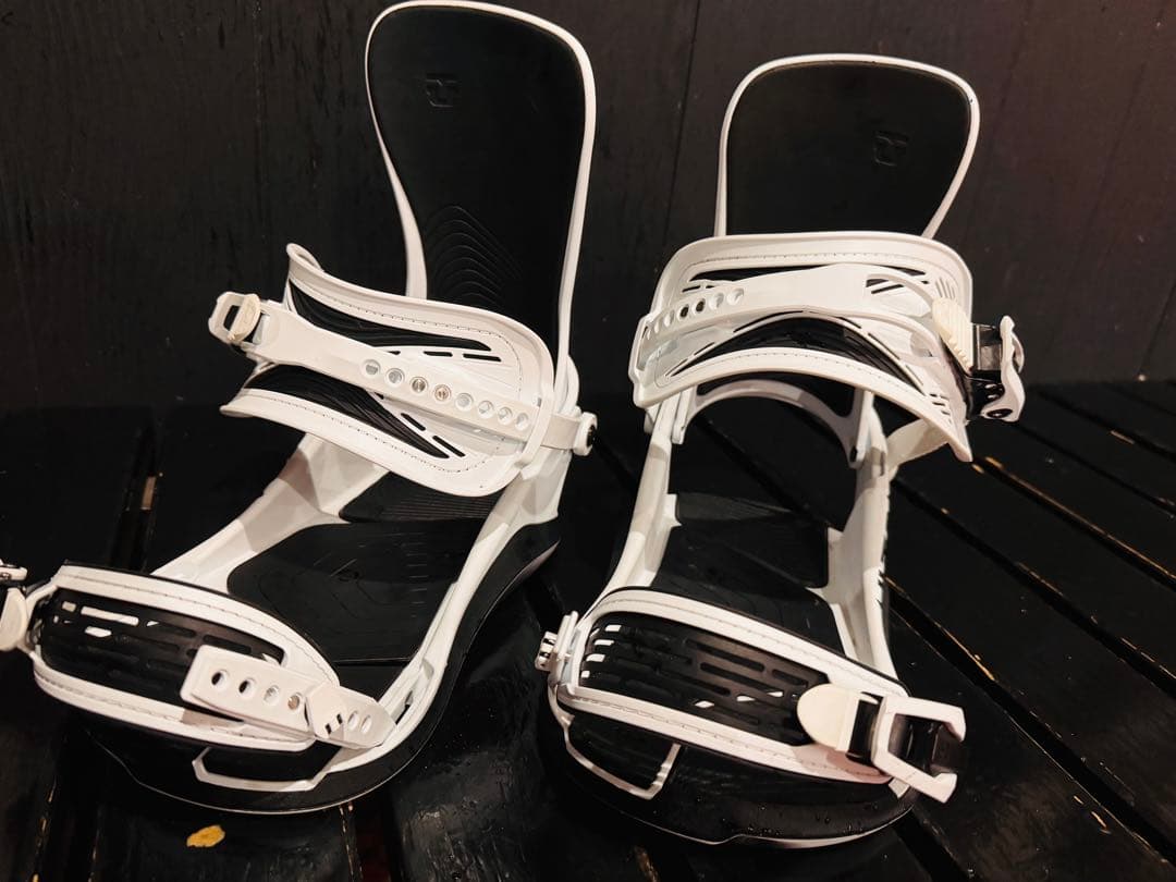 UNION ULTRA スノーボードビンディング ホワイト　サイズL