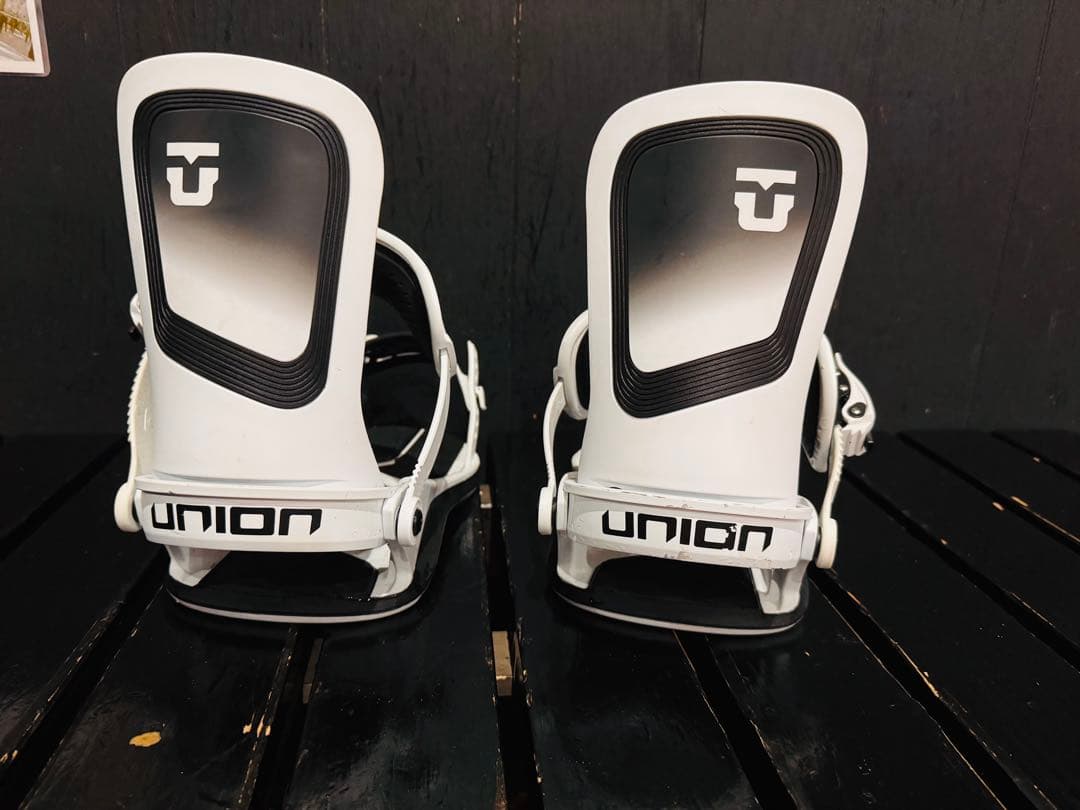 UNION ULTRA スノーボードビンディング ホワイト　サイズL