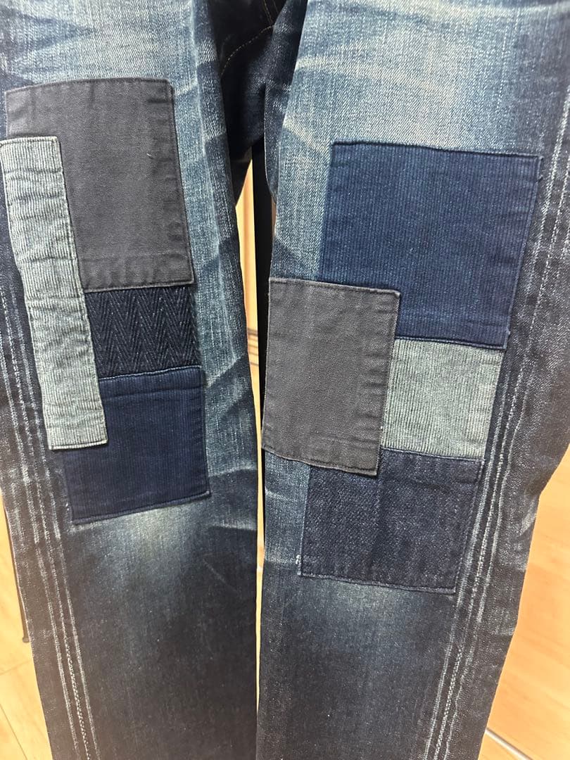 Schott ショットSTRETCH INDIGO DENIM PATCH