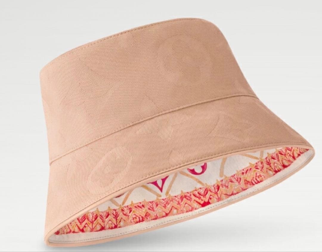Louis Vuitton ベージュ バケットハット　リバーシブル