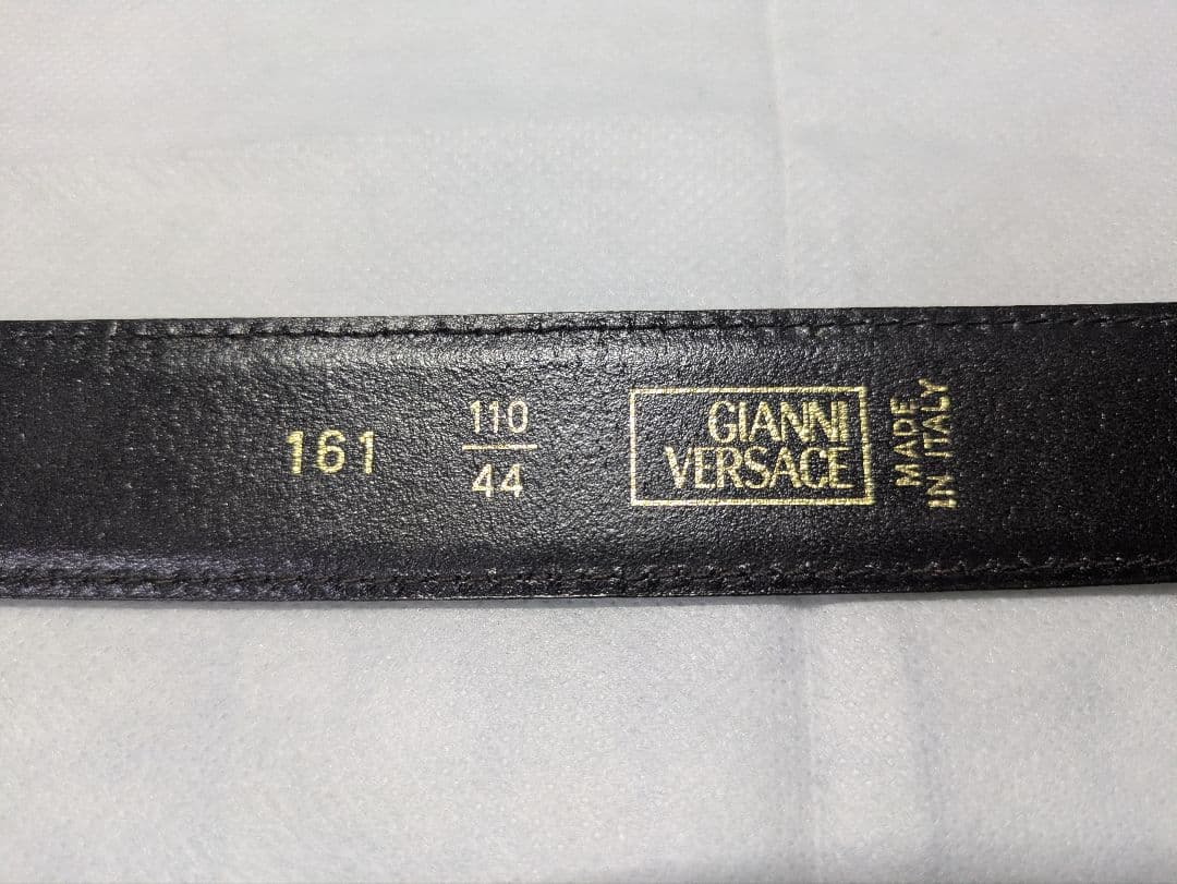 GIANNI VERSACE　ヴェルサーチ　2連コンビ　本革ベルト