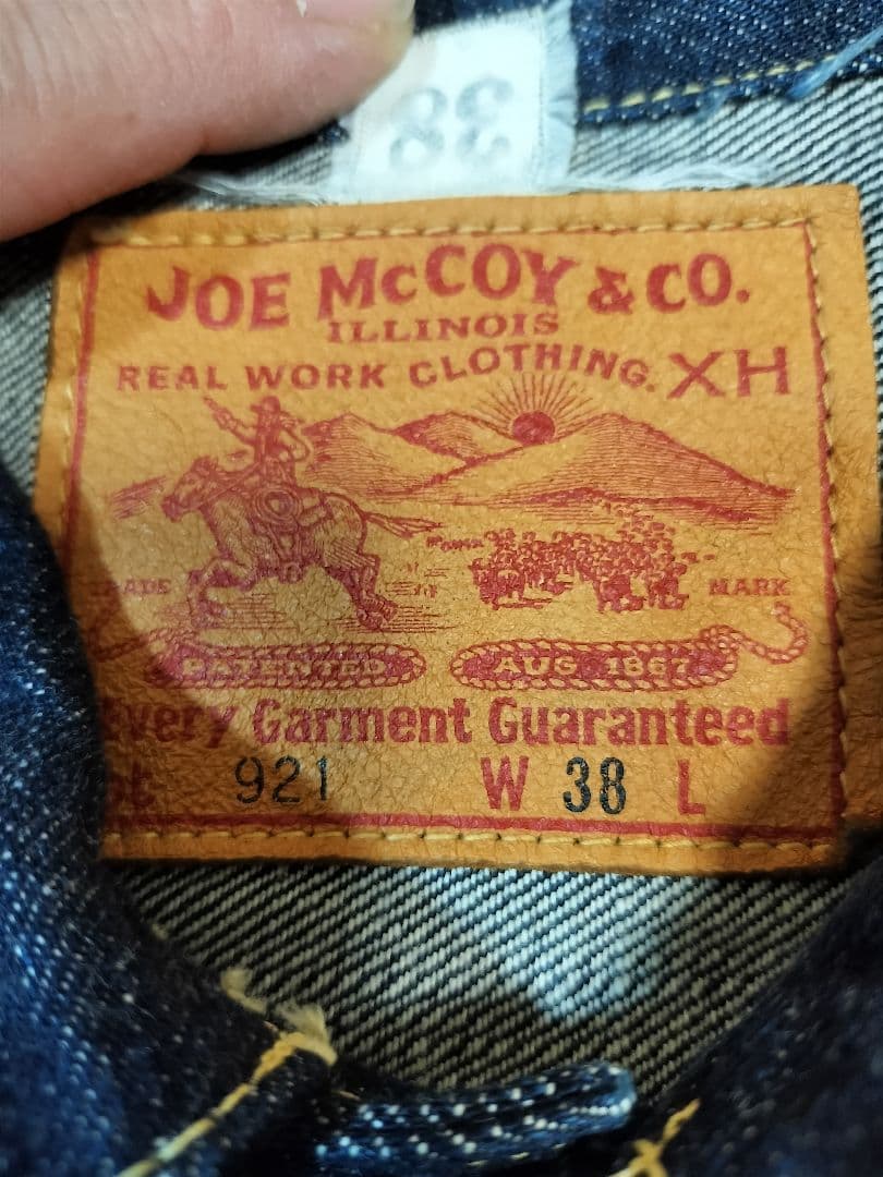 美品 JOE McCOY ジョーマッコイ 大戦モデル 1stモデルＧジャン