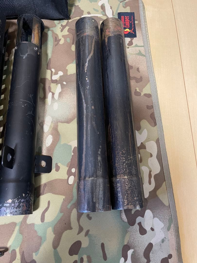 【かじけん】BUNDOK BD-501 薪 ストーブ (延長煙突2本、煙突