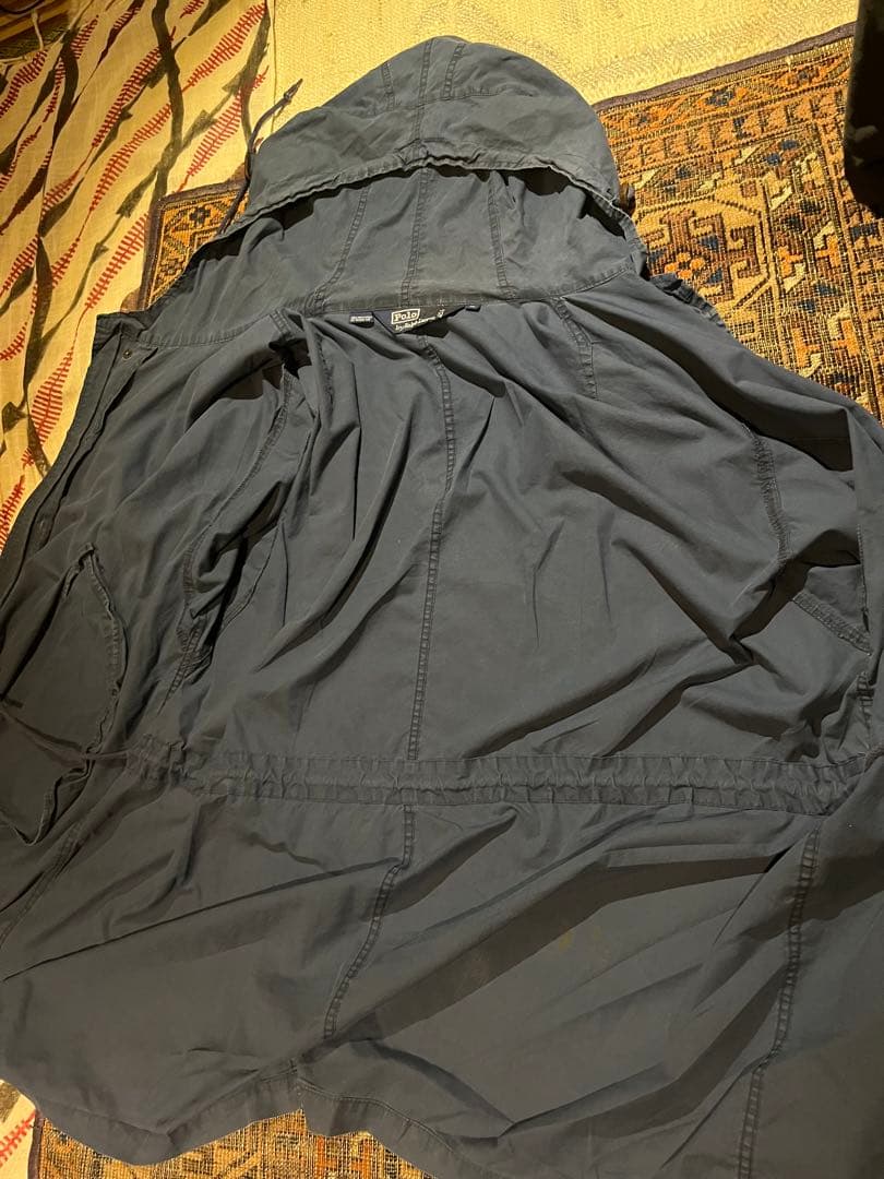 XL 90s polo M-51型 ラルフ モッズコート ミリタリー　ネイビー