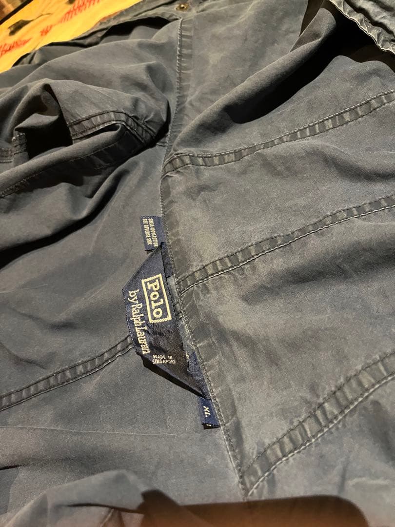 XL 90s polo M-51型 ラルフ モッズコート ミリタリー　ネイビー