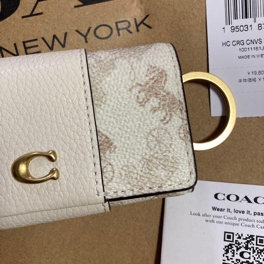 coach コーチ　正規品　ホース＆キャリッジ　キーケース　レザー