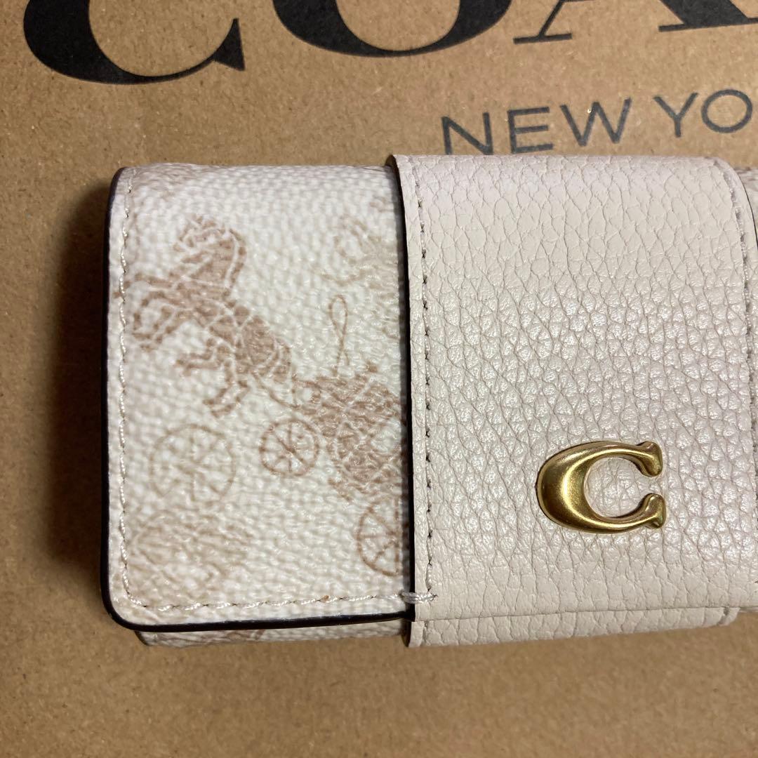 coach コーチ　正規品　ホース＆キャリッジ　キーケース　レザー