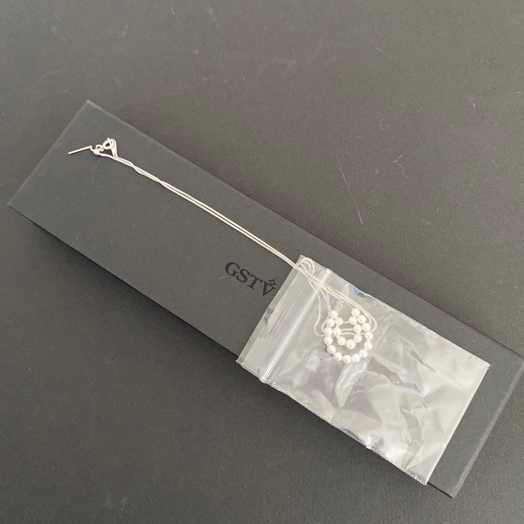 GSTV SVアコヤ真珠 無調色 馬蹄モチーフ デザインネックレス