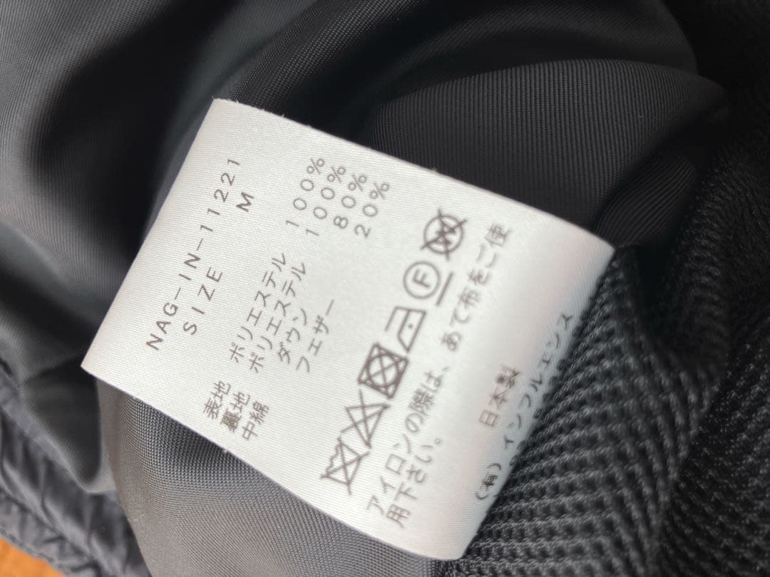 ＜NANGA × INFLUENCE＞ 別注 DOWN VEST