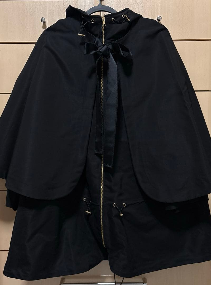 birthdaybash BB 3WAY CAPE COAT ブラック