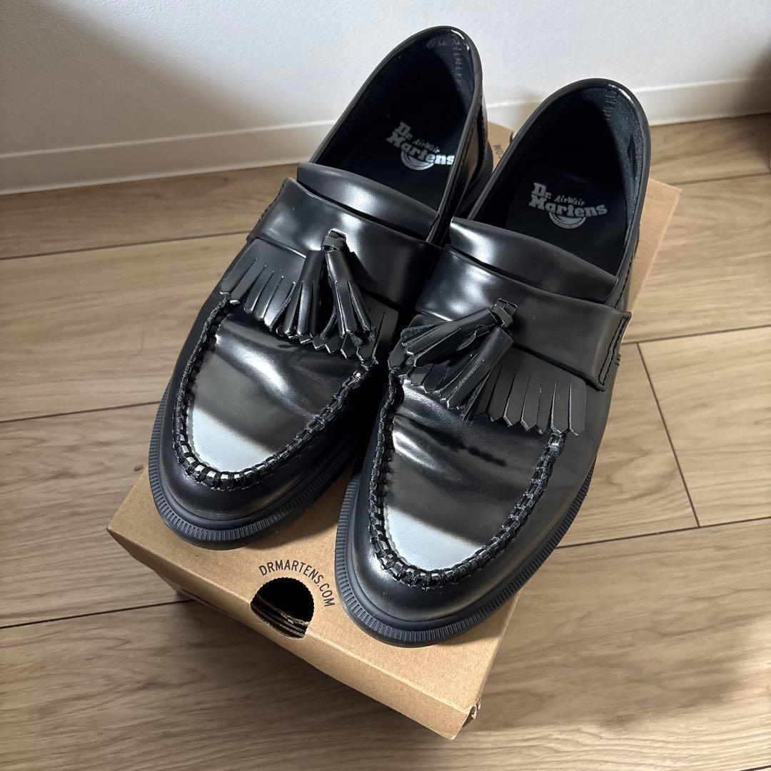 o*★様 Dr.Martens ADRIAN タッセルローファー シルバー 27