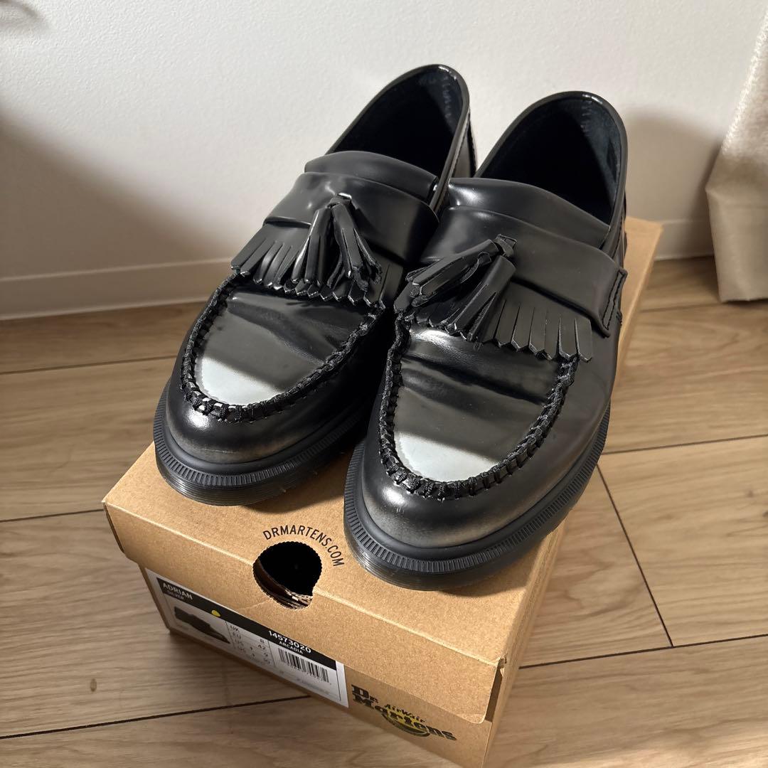 o*★様 Dr.Martens ADRIAN タッセルローファー シルバー 27