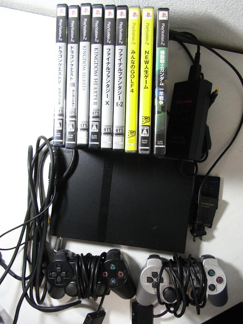 clover　薄型PS2 本体＋ソフト９本セット