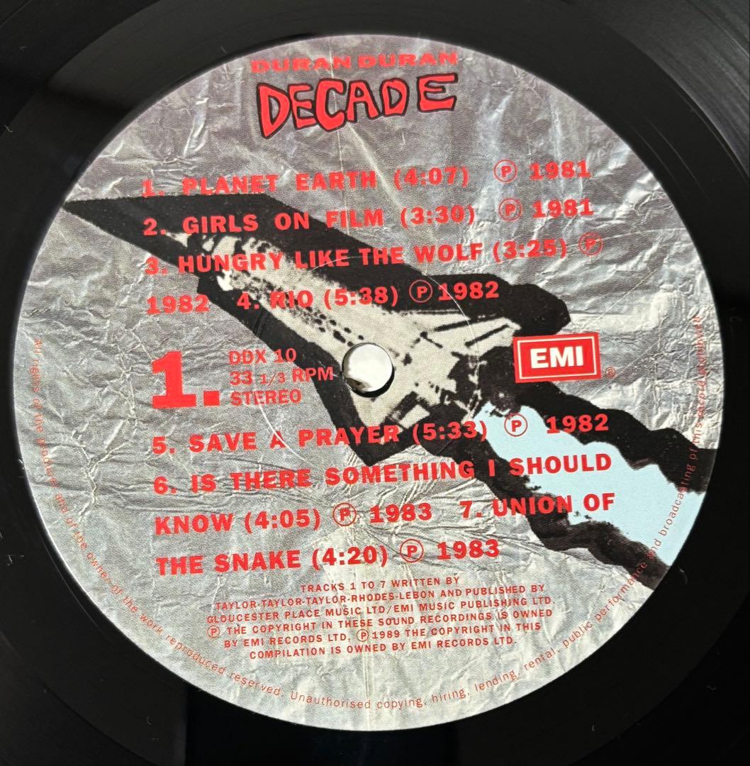 希少 Duran Duran Decade ニューロマンティック シンセポップ