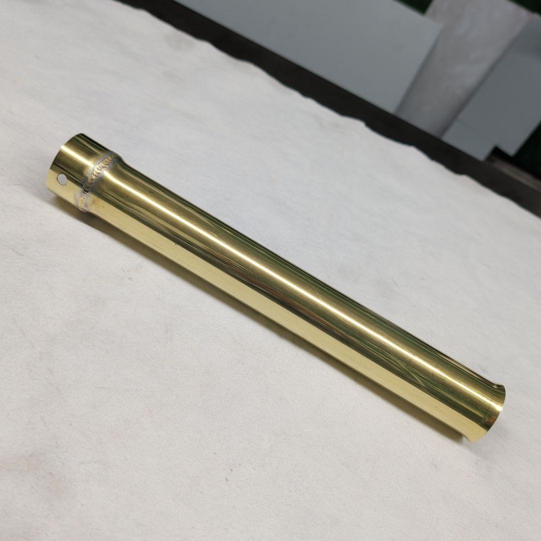 【ひろ工】紀ノ国屋45Φ用　真鍮サイレンサー38