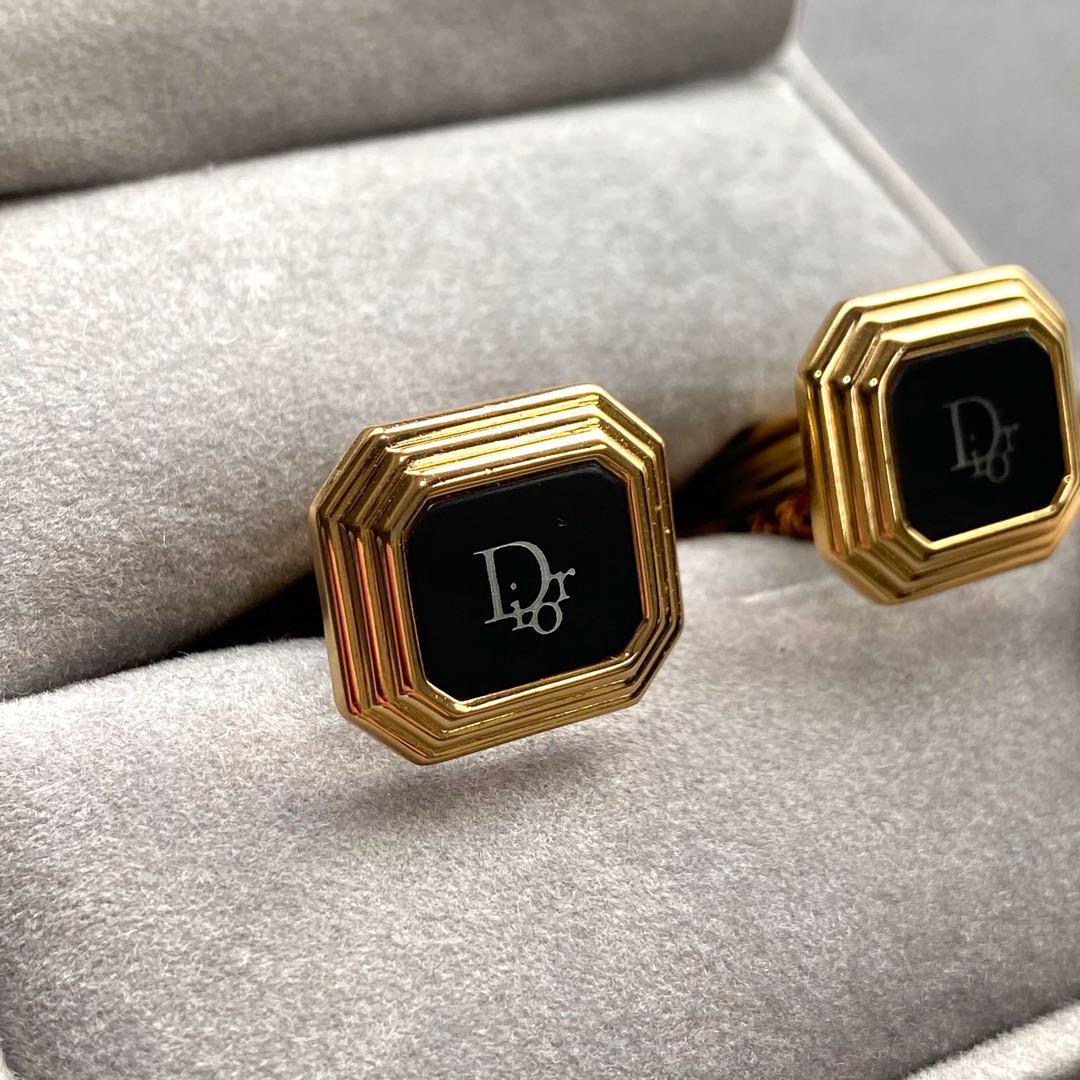 【未使用タグ付き】DIOR カフリンクス　ネクタイピン　２点セット