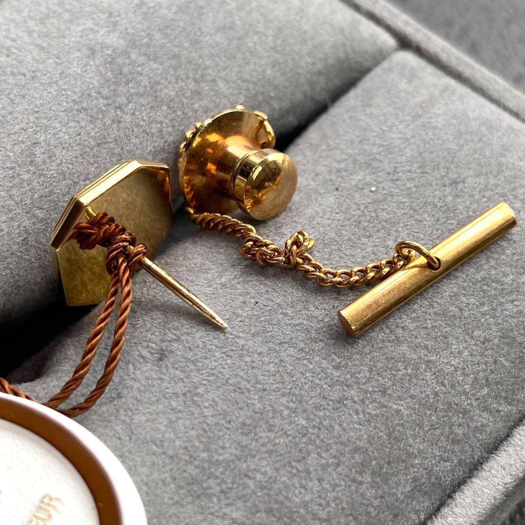 【未使用タグ付き】DIOR カフリンクス　ネクタイピン　２点セット