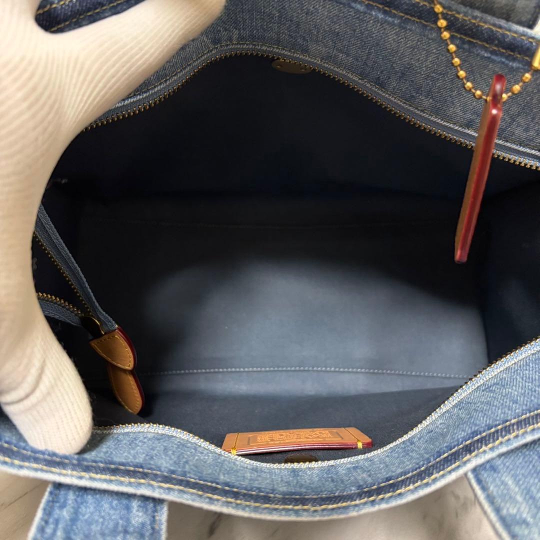 COACH コーチ　カーゴトートバッグ　デニムバッグ　26 2way トート