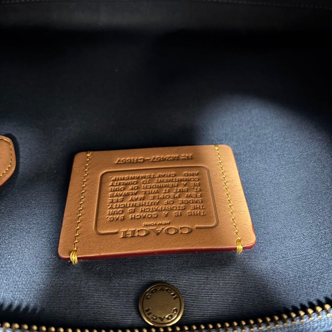 COACH コーチ　カーゴトートバッグ　デニムバッグ　26 2way トート