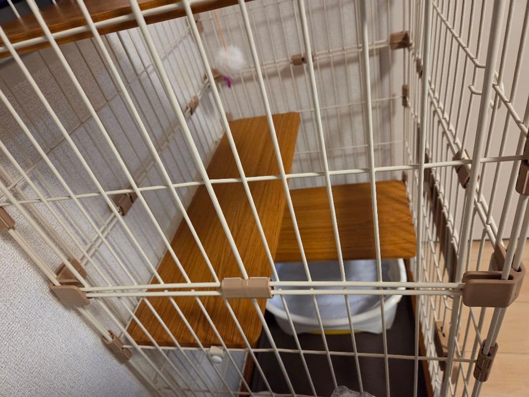 【極美品:使用期間2週間】ペットプロジャパン y キャットケージ