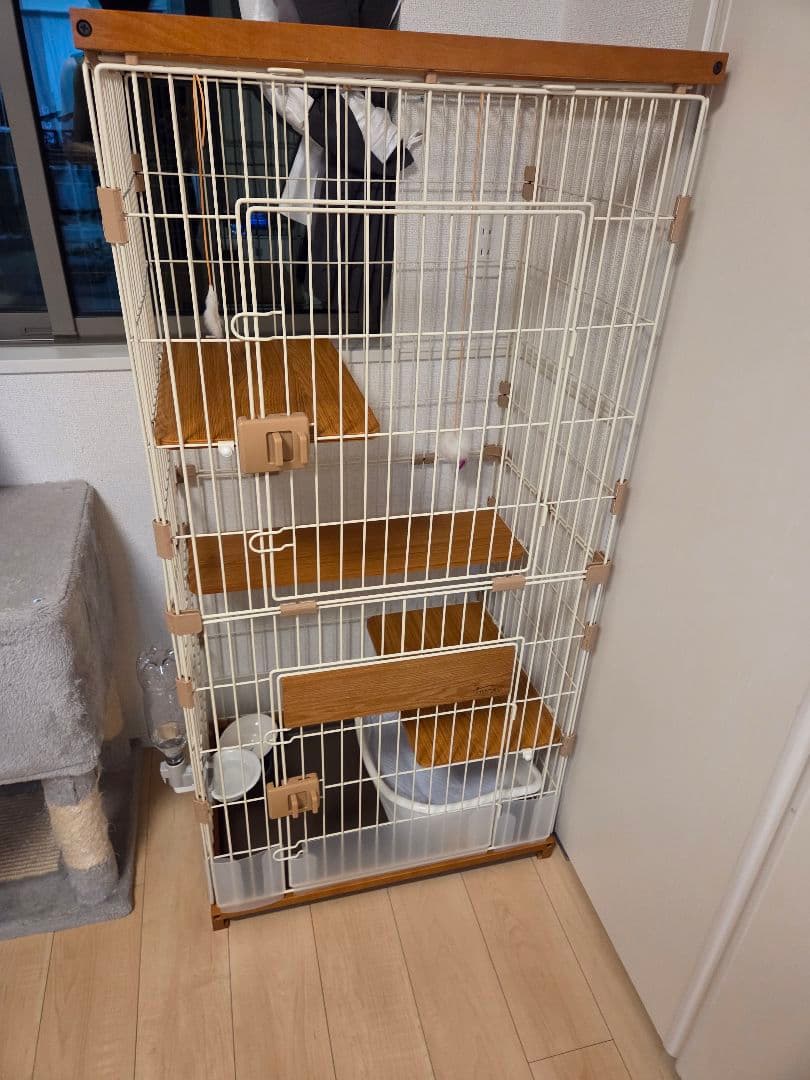 【極美品:使用期間2週間】ペットプロジャパン y キャットケージ