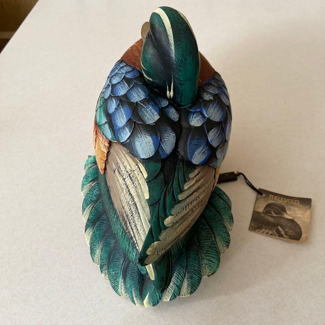 【ELLI MALEVOLTI 】エリー・マレヴォルティ・イタリア・手彫り・鴨