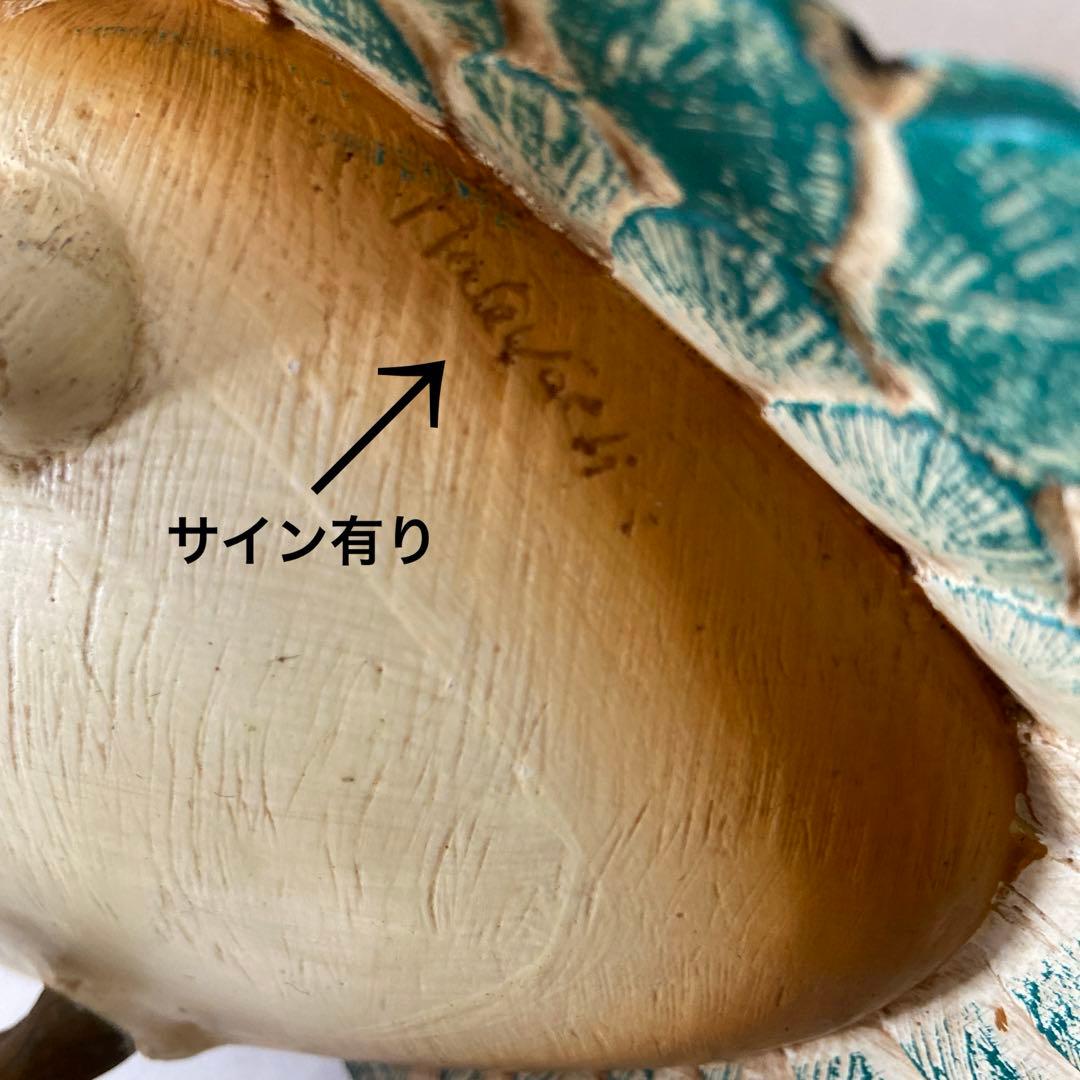 【ELLI MALEVOLTI 】エリー・マレヴォルティ・イタリア・手彫り・鴨