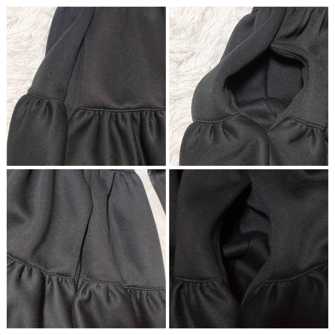 ✨️人気✨️定番✨️ ヨリ ダンボールティアードパーカー ジップアップ ブラック