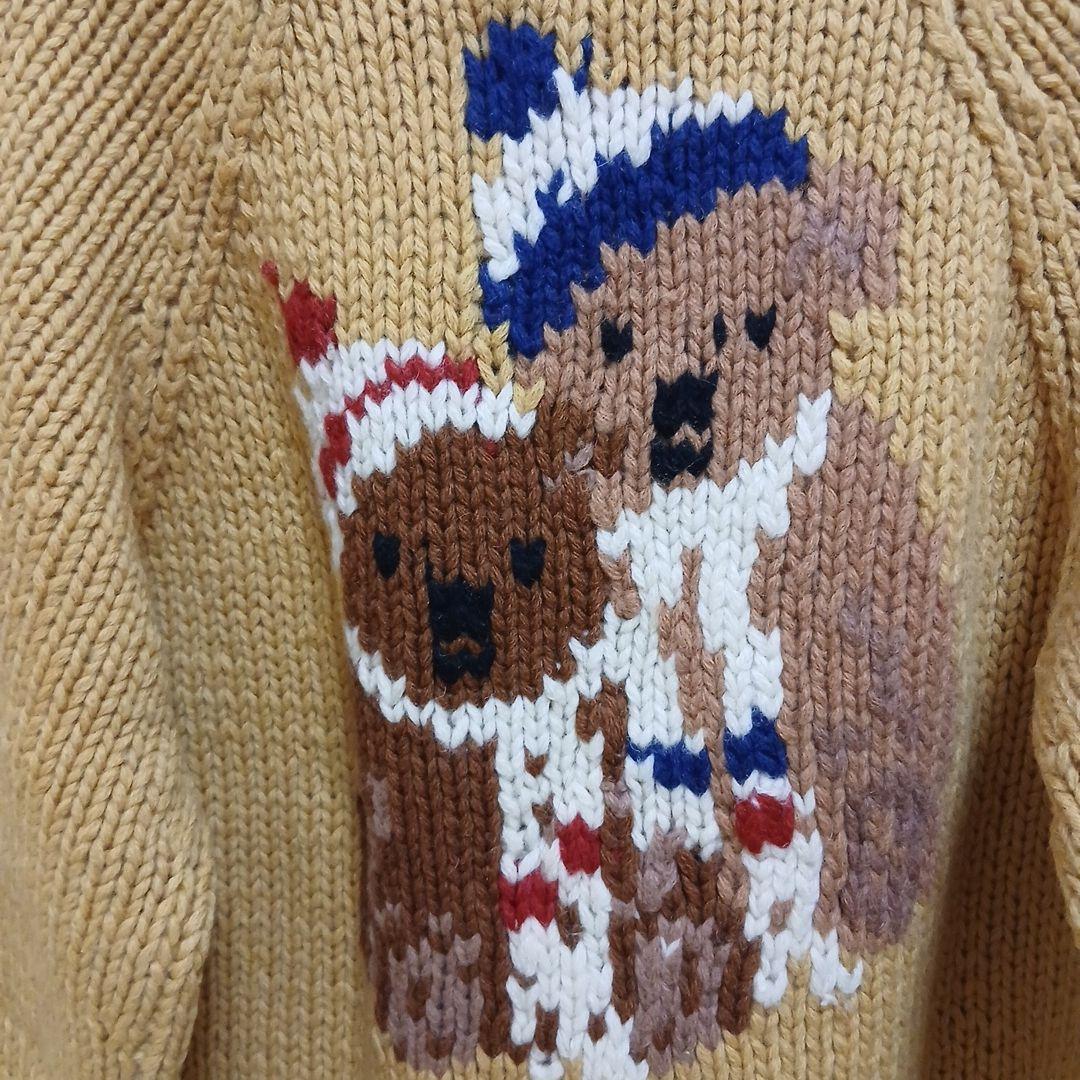 ピンクハウス　クマ　ニット