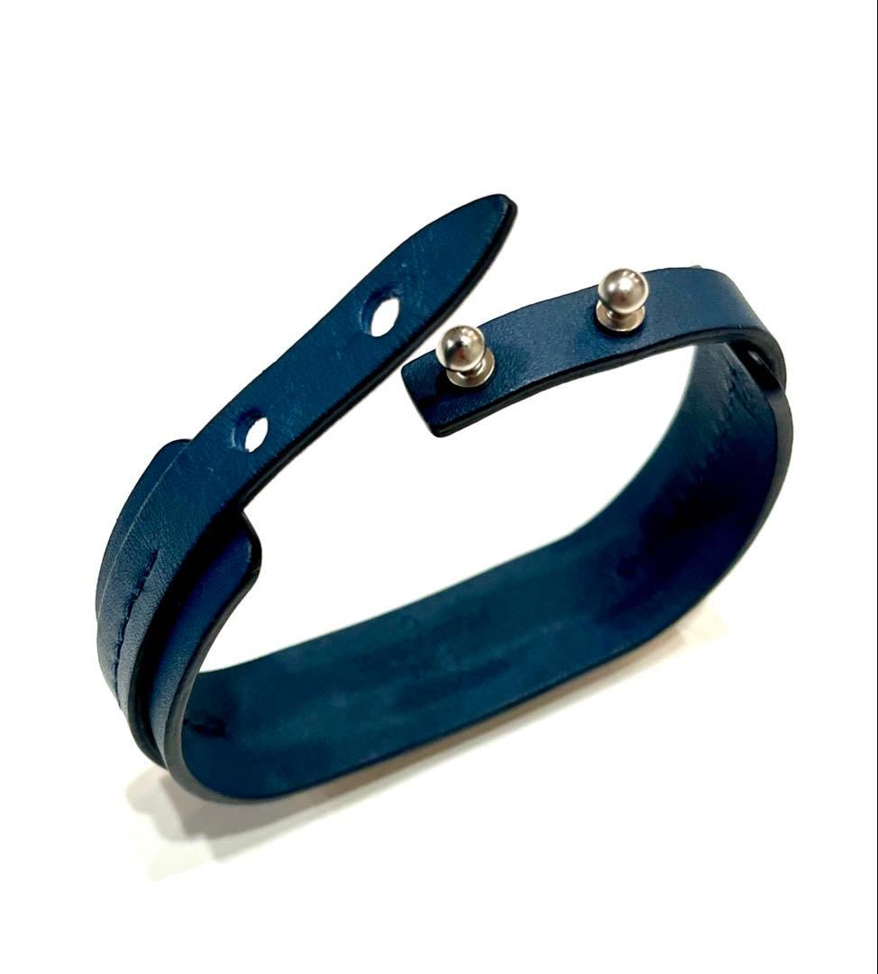 極美品☆ヴィトン ブラスレコズミック レザー ブレスレット　バングル ダミエ