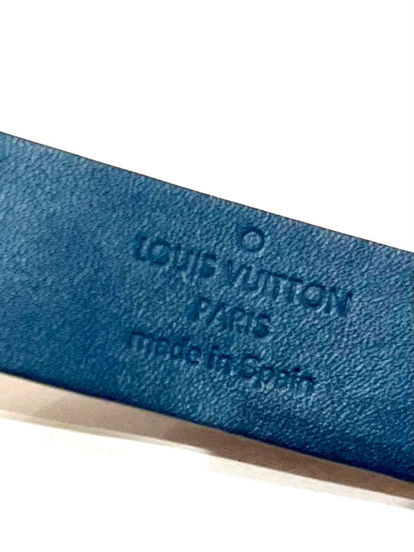 極美品☆ヴィトン ブラスレコズミック レザー ブレスレット　バングル ダミエ