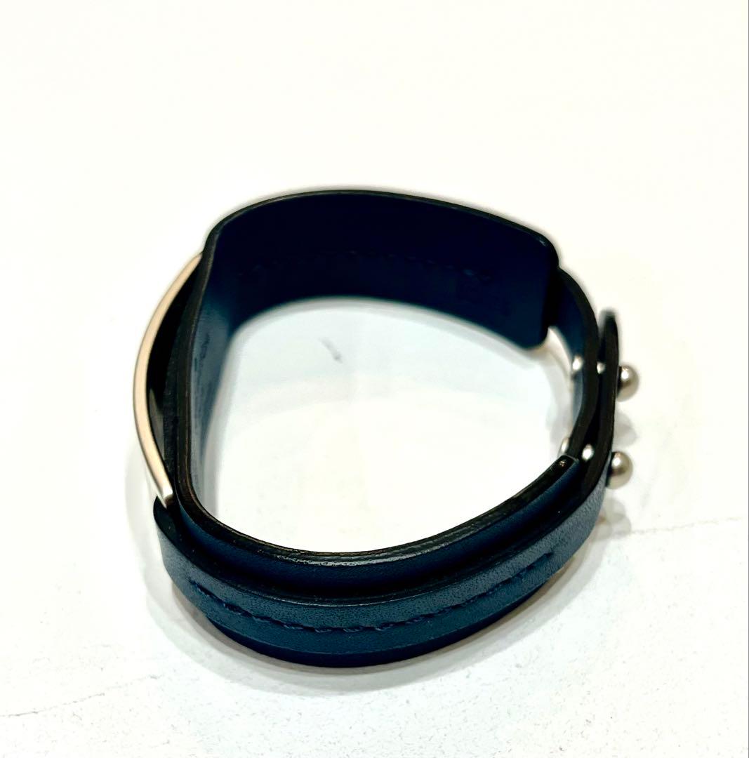 極美品☆ヴィトン ブラスレコズミック レザー ブレスレット　バングル ダミエ