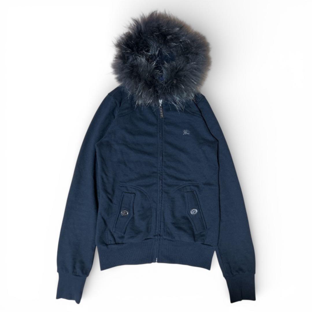 ✨年末SALE✨ BURBERRY LONDON ブラック フルジップパーカー