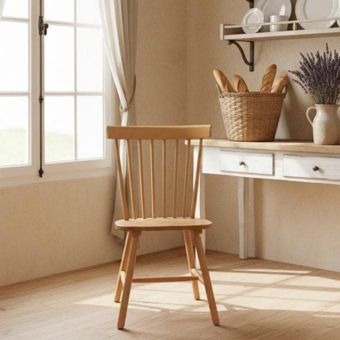 ◆セール◆【新品】天然木　ウィンザーチェア　2脚 ダイニングチェア　アウトレット