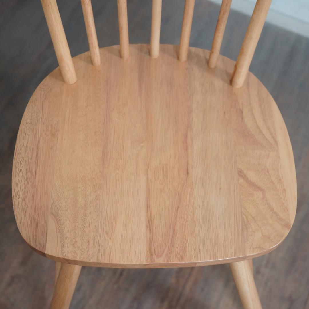 ◆セール◆【新品】天然木　ウィンザーチェア　2脚 ダイニングチェア　アウトレット