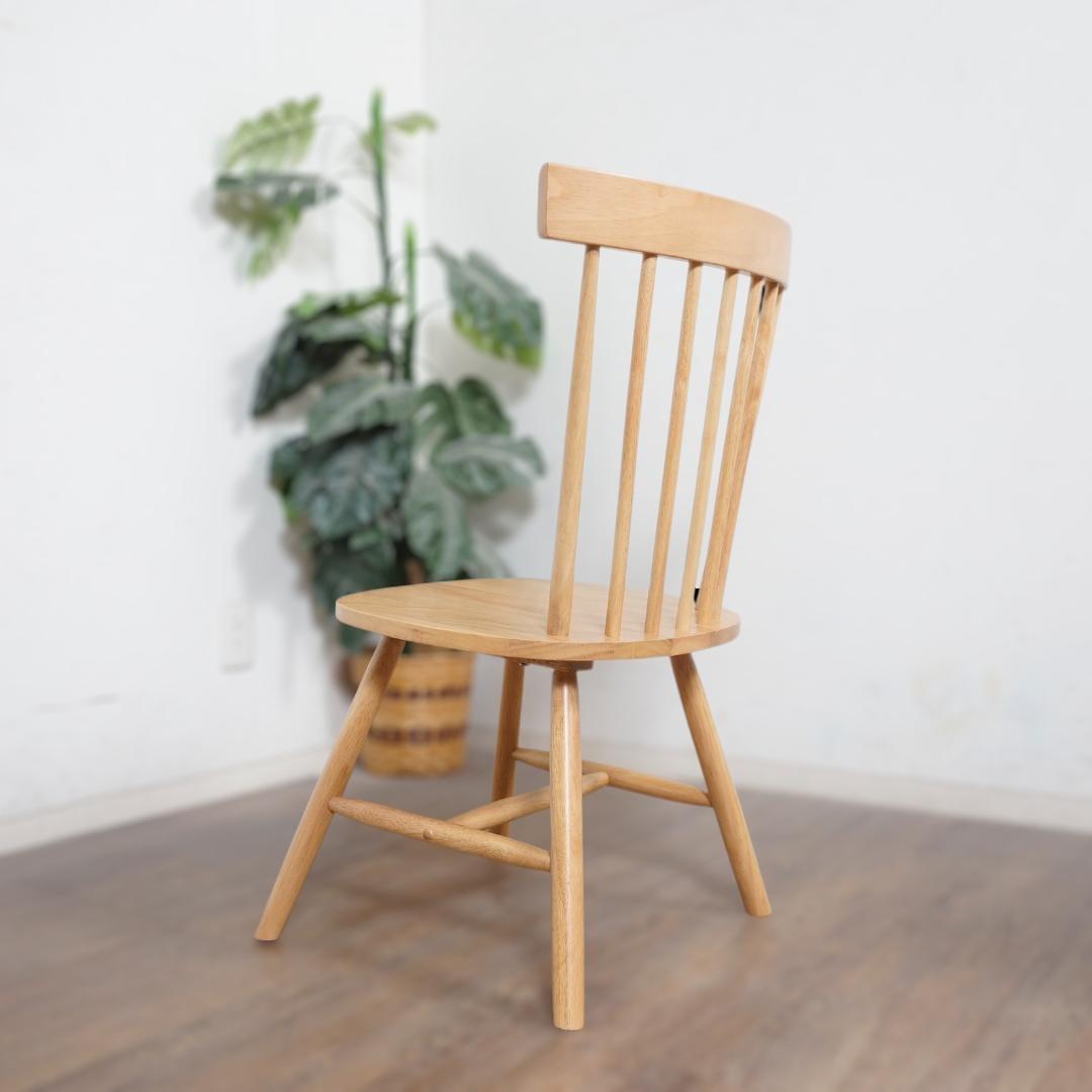 ◆セール◆【新品】天然木　ウィンザーチェア　2脚 ダイニングチェア　アウトレット