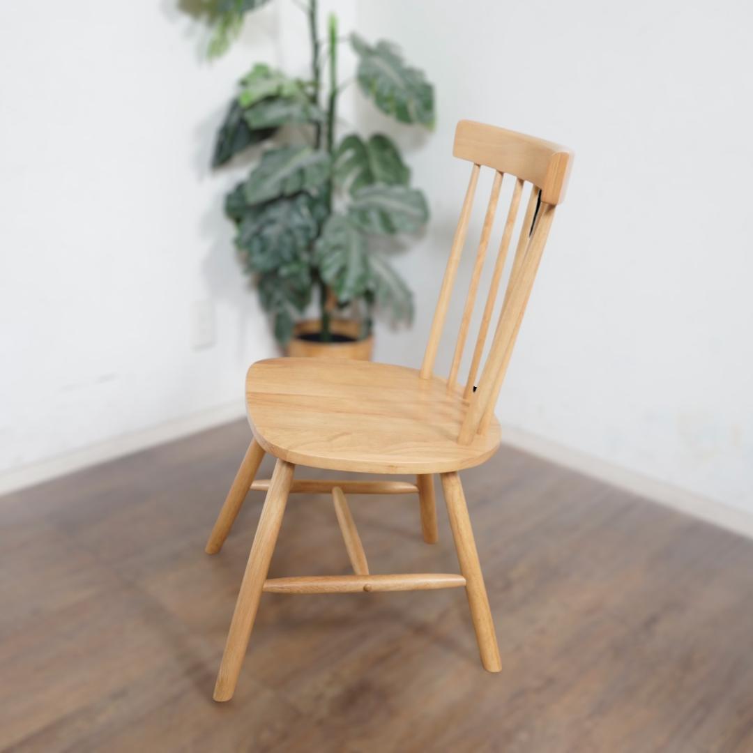 ◆セール◆【新品】天然木　ウィンザーチェア　2脚 ダイニングチェア　アウトレット