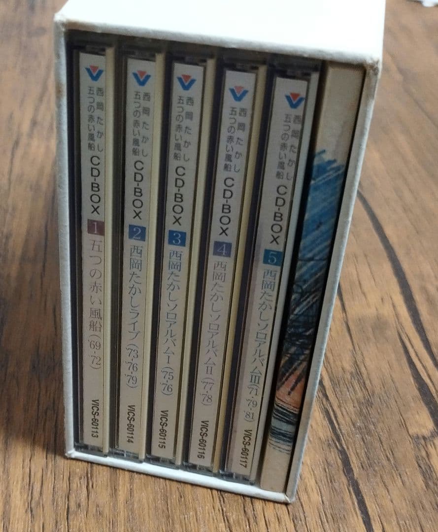 西岡たかし 五つの赤い風船CD-BOX