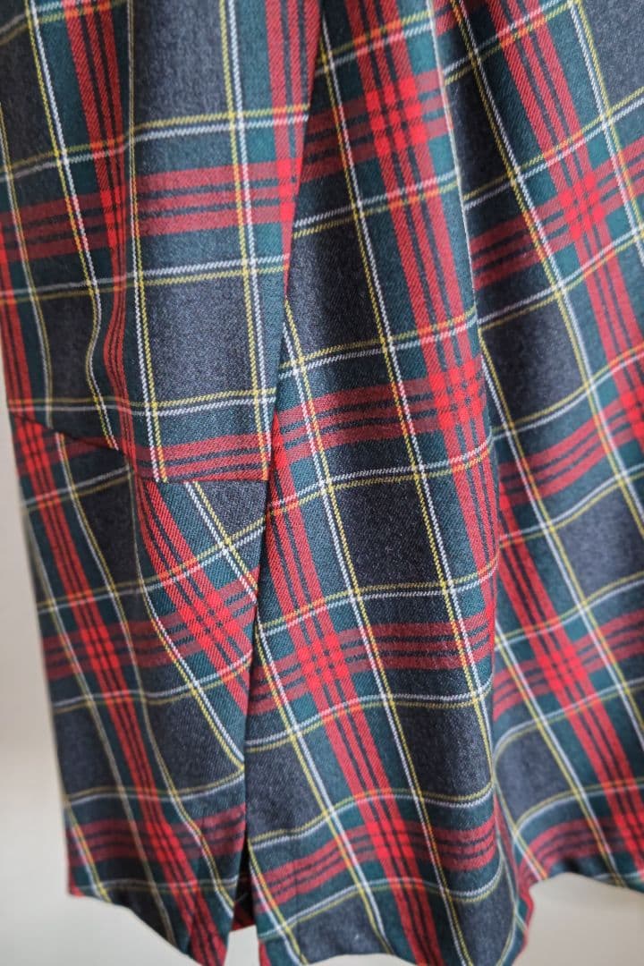 CRESCENT チェックジャンパースカート