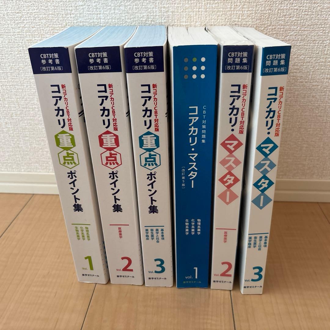 コアカリ　重点ポイント集、問題集セット