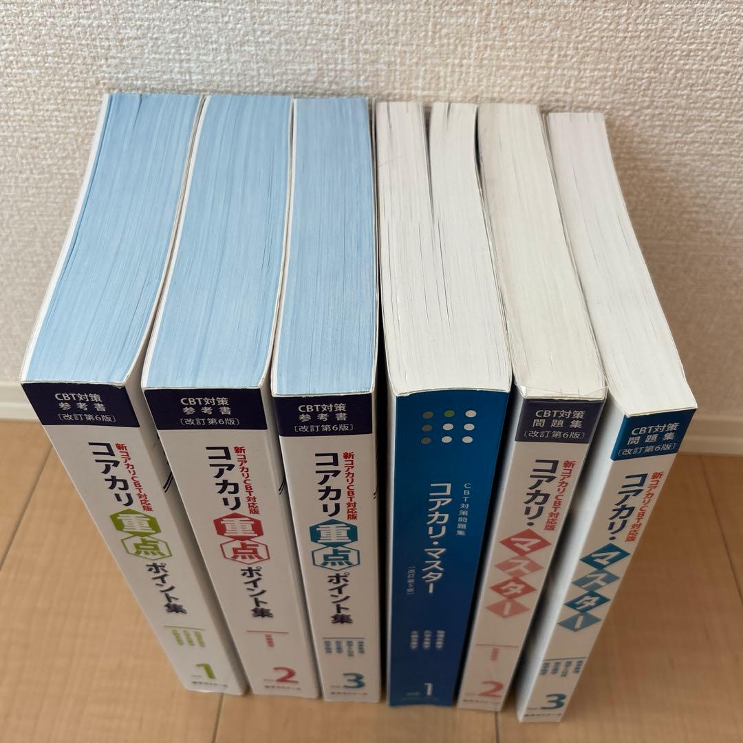 コアカリ　重点ポイント集、問題集セット