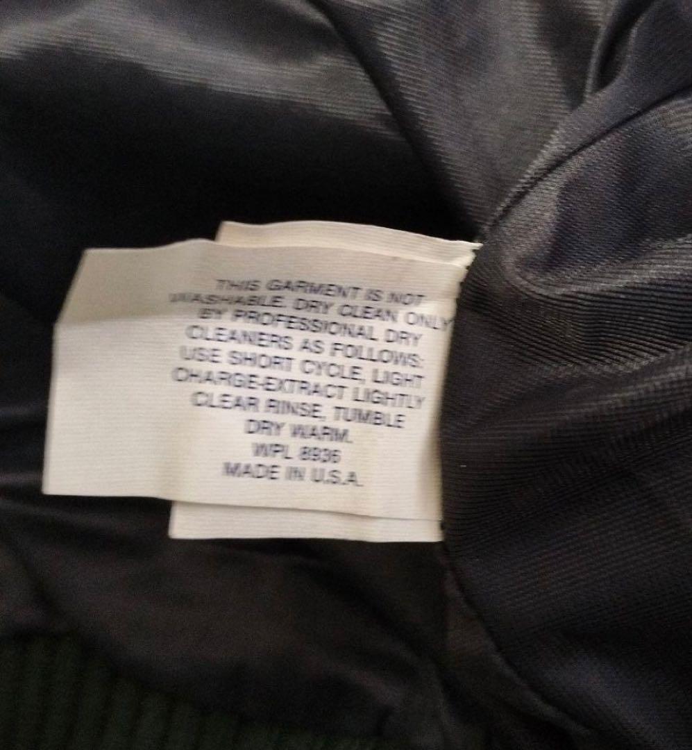 90s DeLONG デロング　スタジャン 深緑　アメリカ製　USA製　42