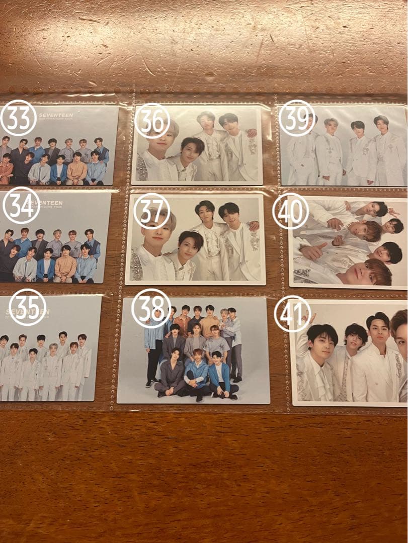 SEVENTEEN SVT ドーム トレカ　ペア　ボカチ　ヒポチ　パフォチ