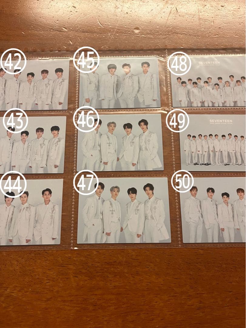 SEVENTEEN SVT ドーム トレカ　ペア　ボカチ　ヒポチ　パフォチ