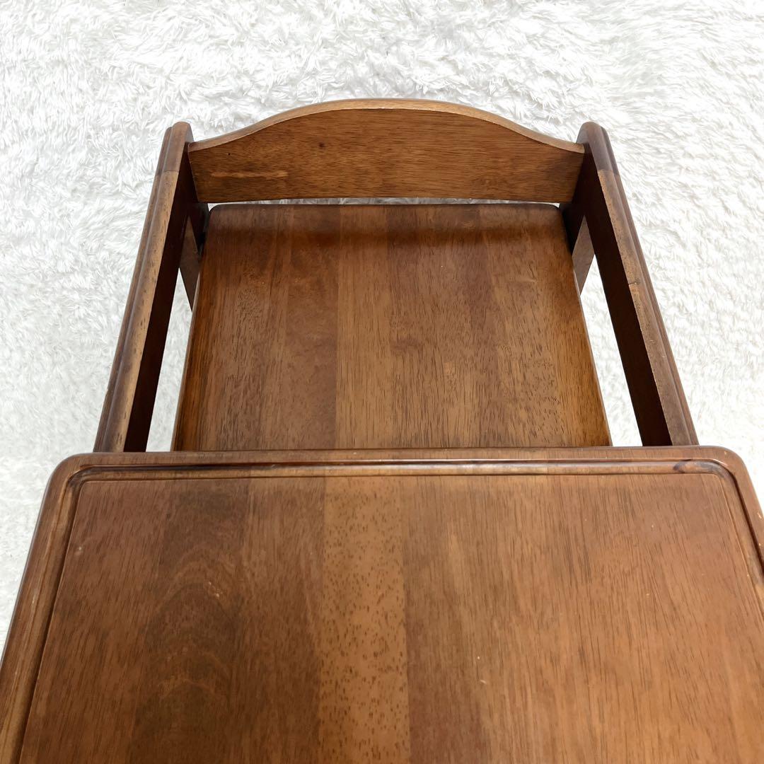 姫路モッコウ マルニ キッチンワゴン 木製 カート 3段 キャスター付 ワゴン