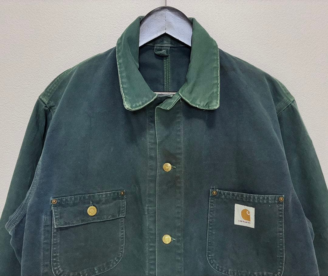 Carhartt94年製CU1055チョアコートTeal Blue USA製XL