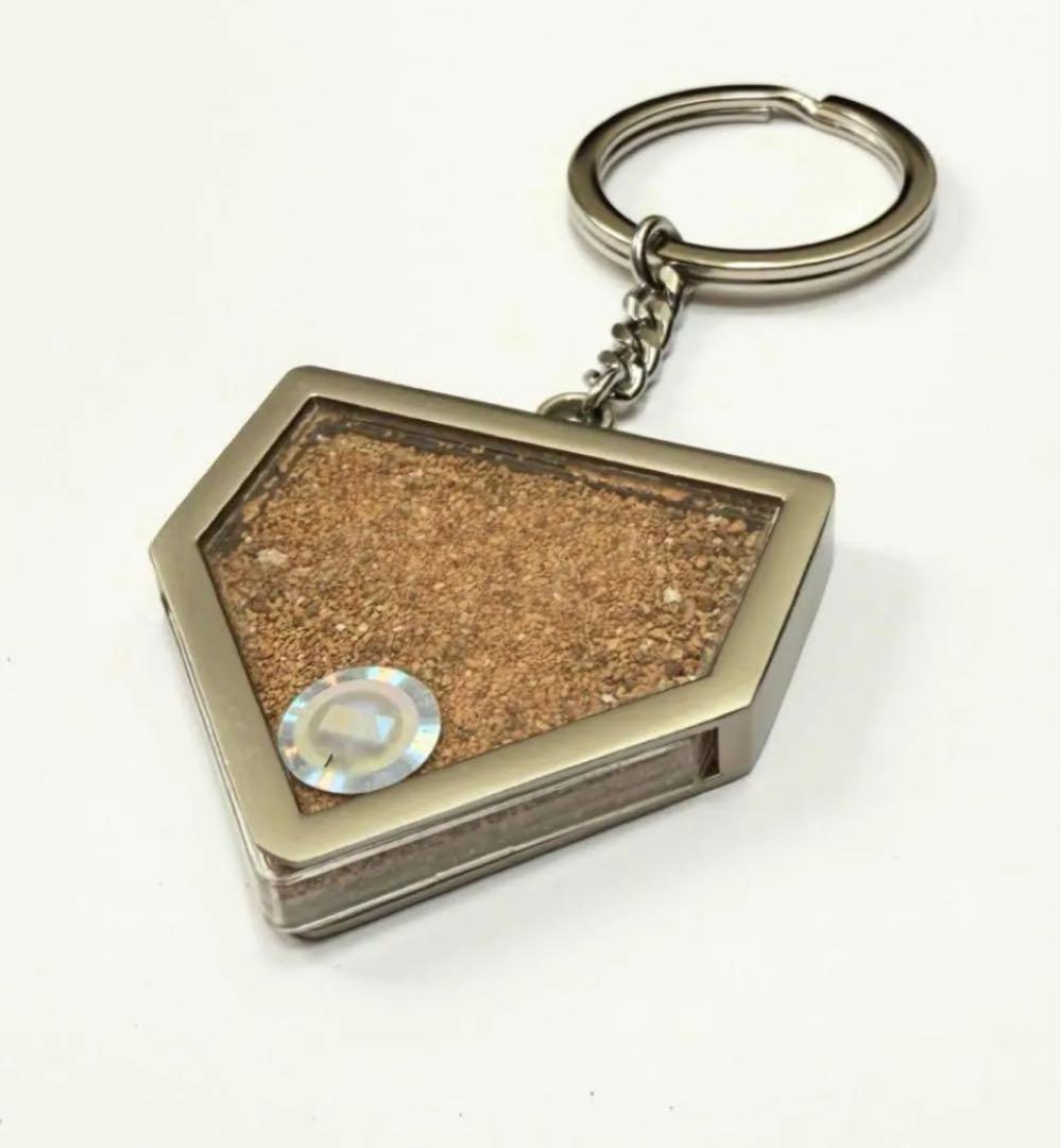 ヤンキース ホーム土入りキーホルダー MLB公式ホログラム証明書付き ジャッジ